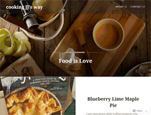 Tablet Screenshot of cookingjjsway.com
